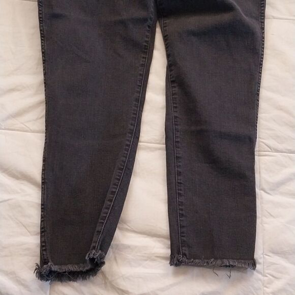 Madewell Jeans High Rise Skinny Black Women's 18 - Picture 6 of 7